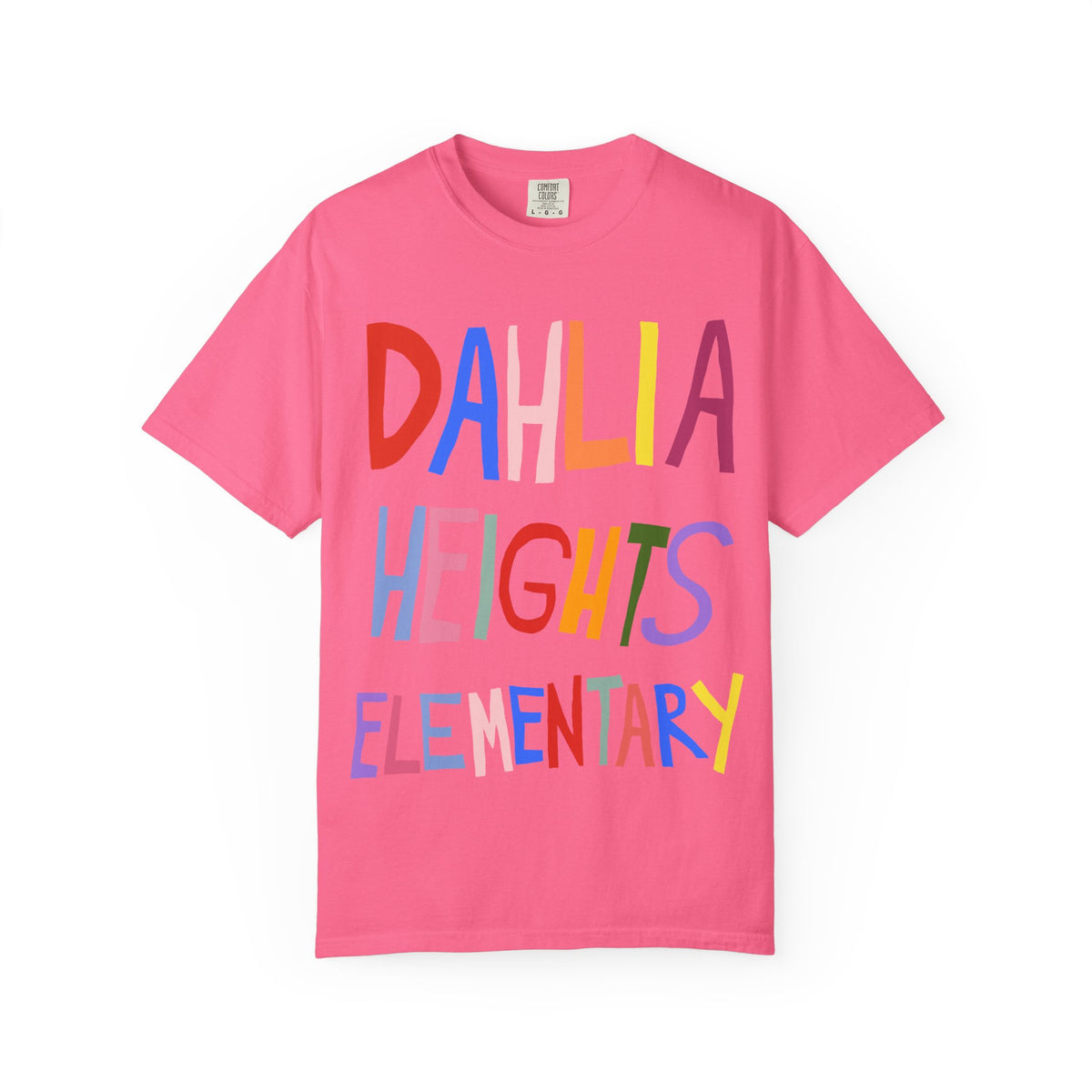 DAHLIA HEIGHTS - UNISEX ADULT GARMENT DYED T-SHIRT (CUSTOMIZABLE)
