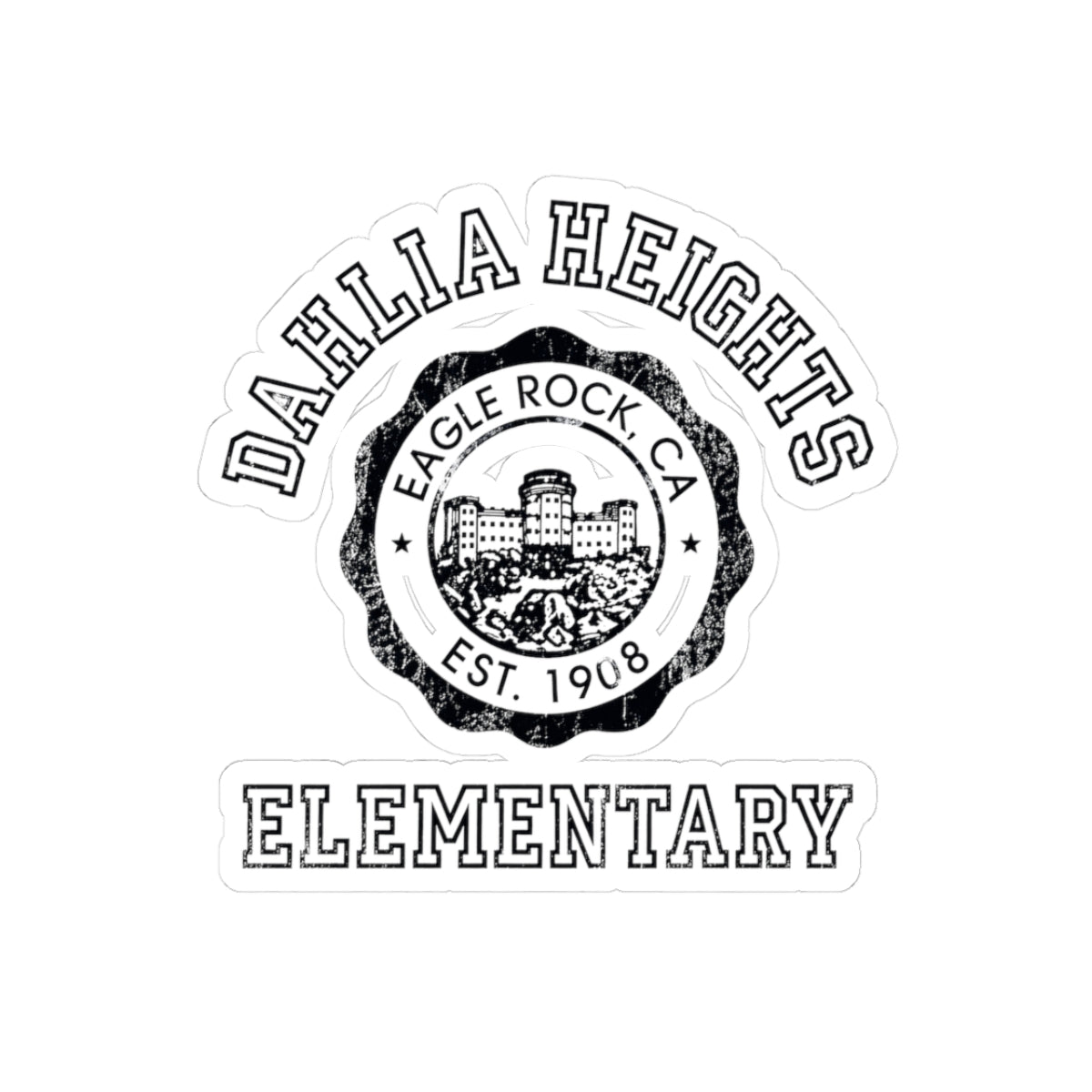 DAHLIA COLLEGIATE STICKER