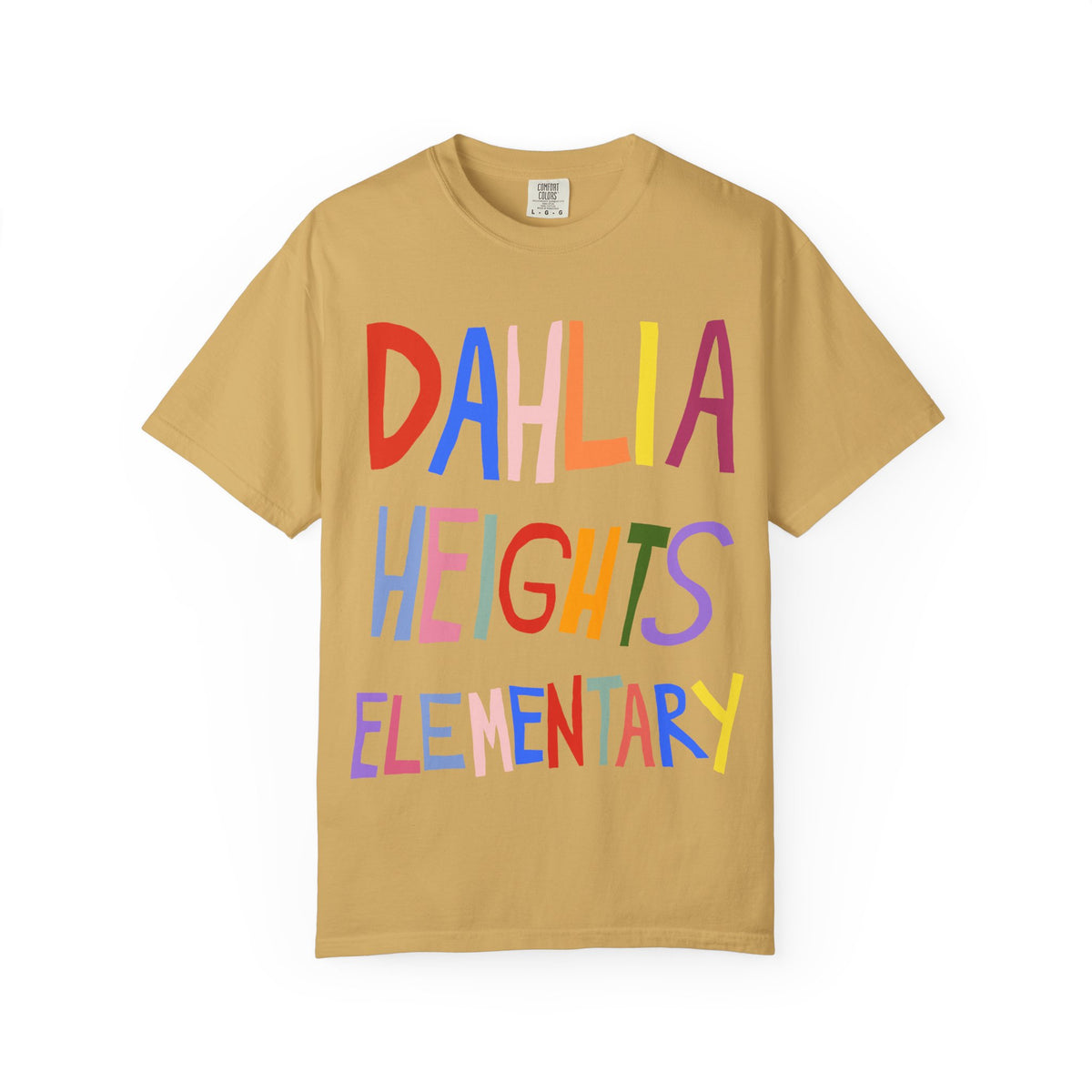 DAHLIA HEIGHTS - UNISEX ADULT GARMENT DYED T-SHIRT (CUSTOMIZABLE)