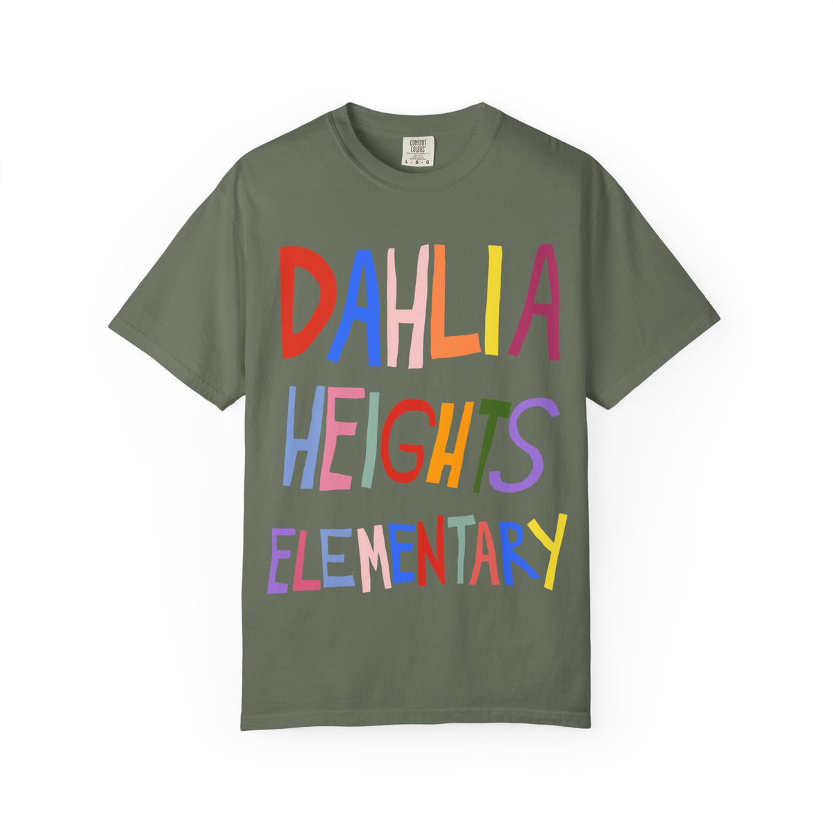 DAHLIA HEIGHTS - UNISEX ADULT GARMENT DYED T-SHIRT (CUSTOMIZABLE)