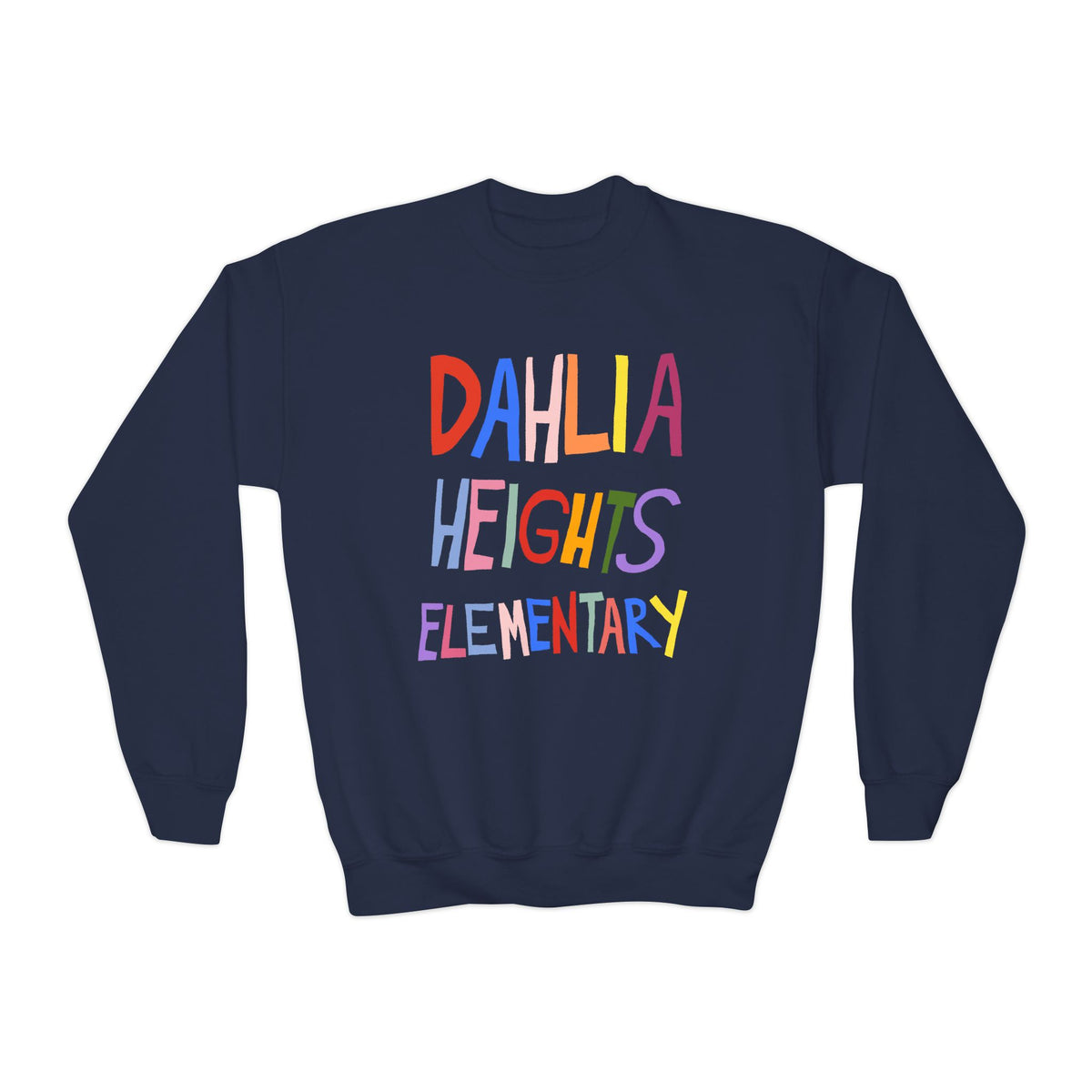 DAHLIA HEIGHTS ELEMENTARY YOUTH CREWNECK (CUSTOMIZABLE)