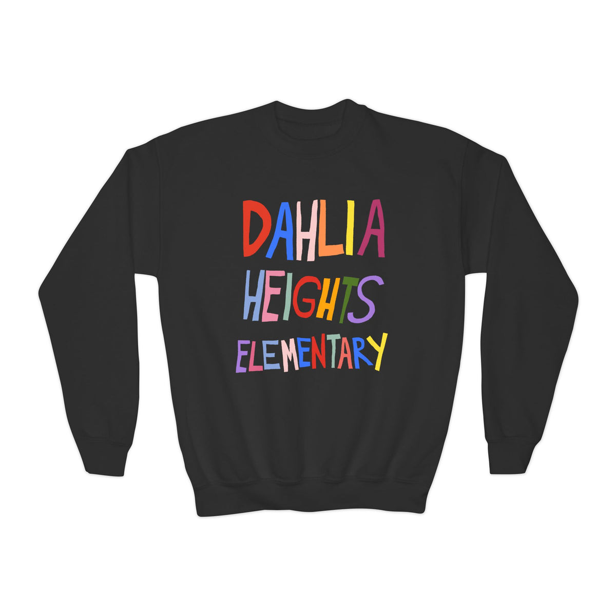 DAHLIA HEIGHTS ELEMENTARY YOUTH CREWNECK (CUSTOMIZABLE)