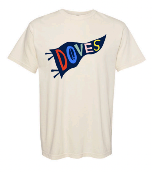 DOVES PENNANT IVORY T-SHIRT