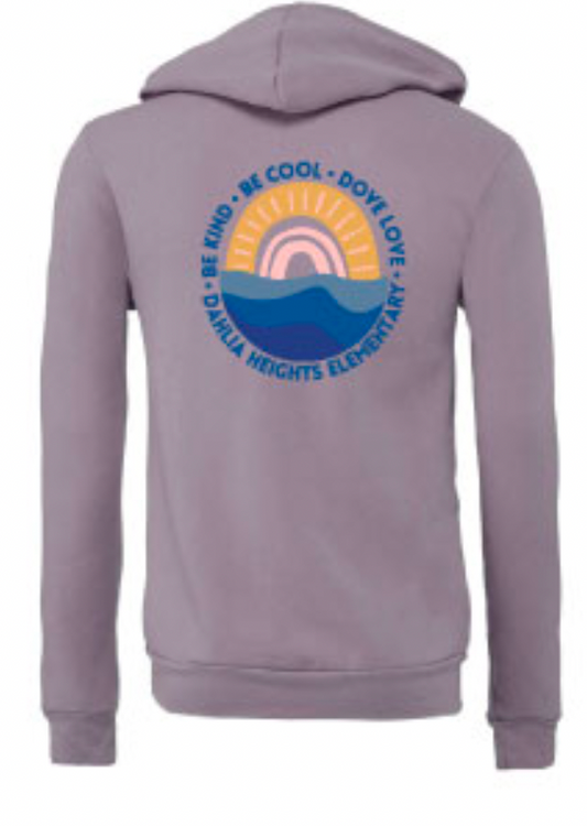 BE KIND BE COOL ZIP HOODIE