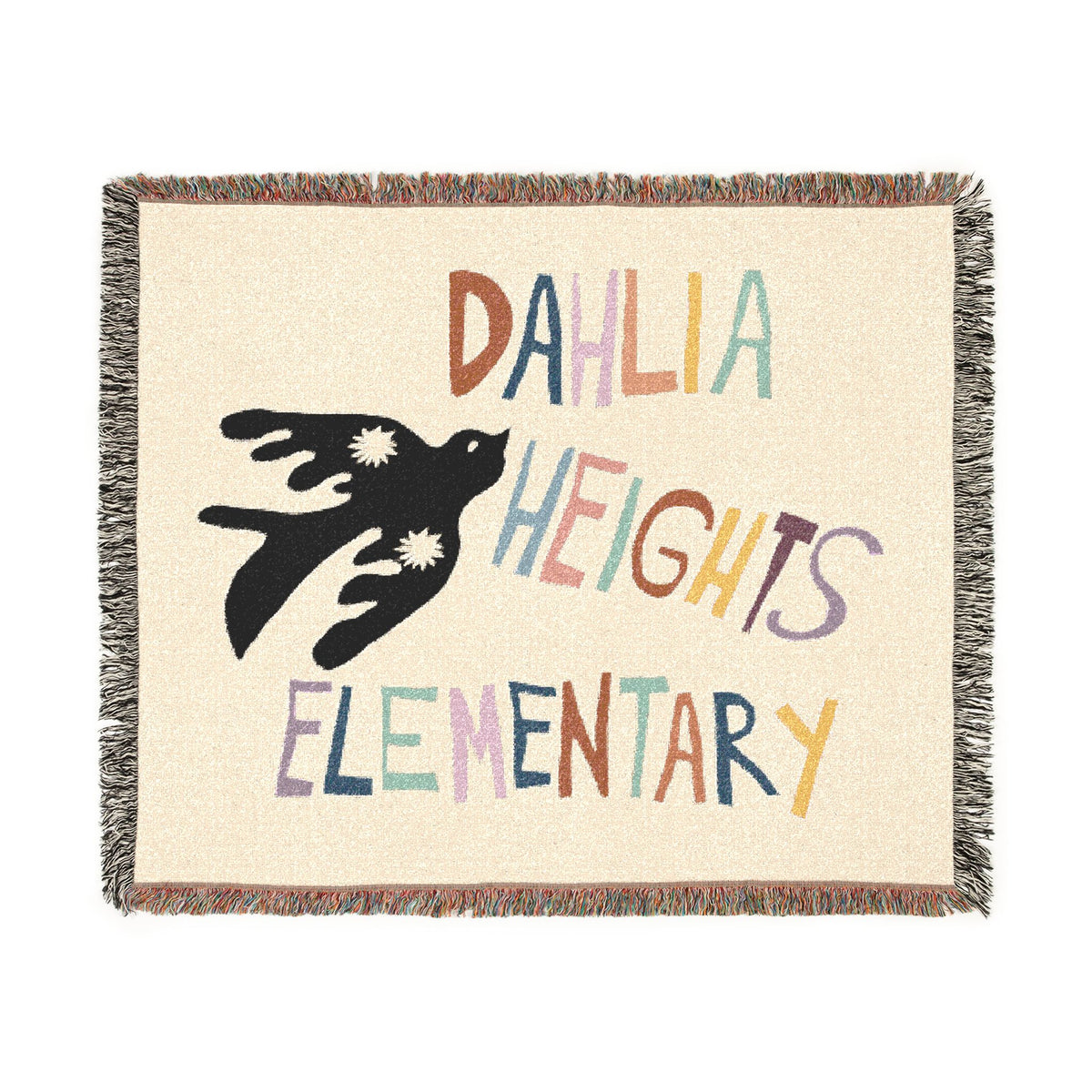 DAHLIA HEIGHTS WOVEN BLANKET (CUSTOMIZABLE)