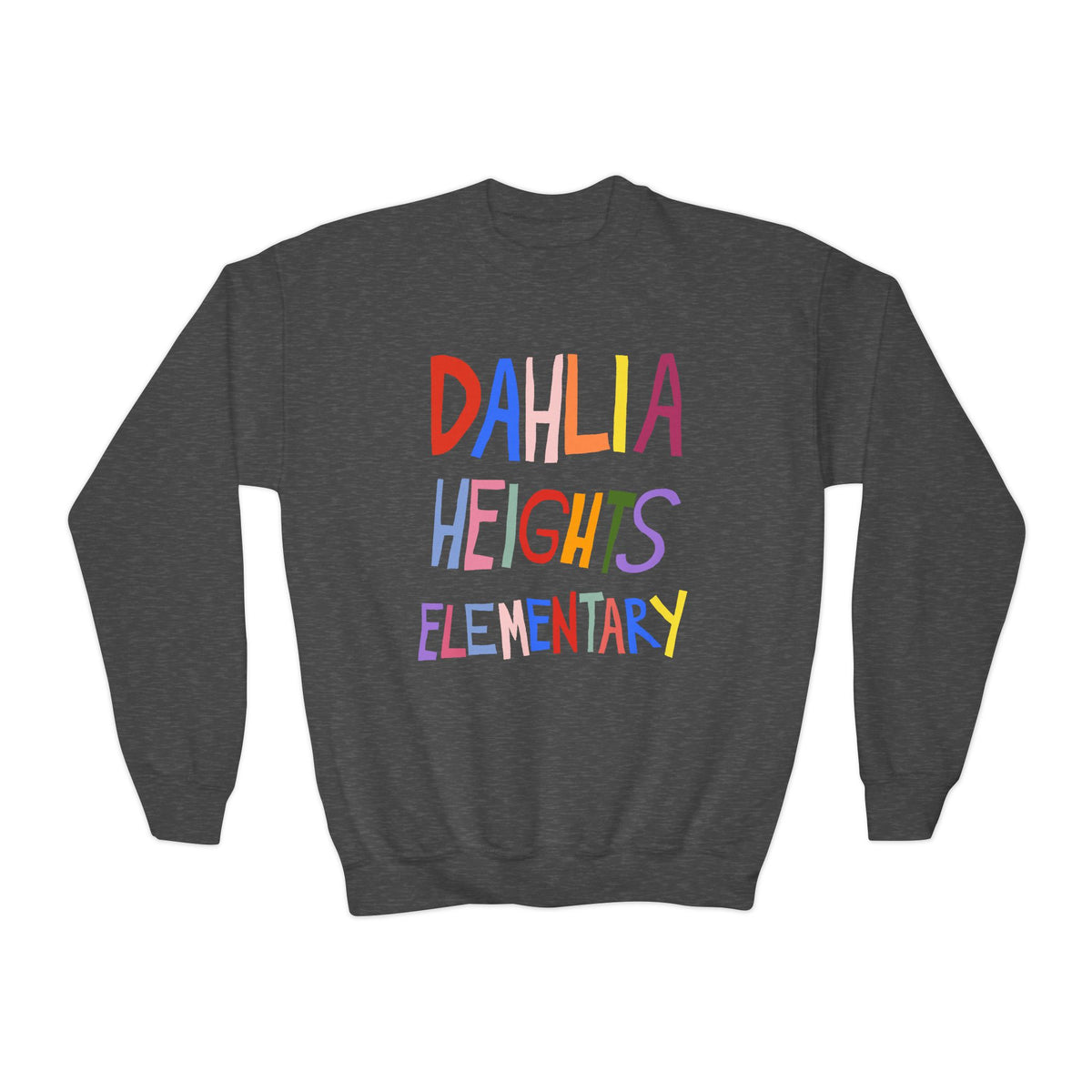DAHLIA HEIGHTS ELEMENTARY YOUTH CREWNECK (CUSTOMIZABLE)