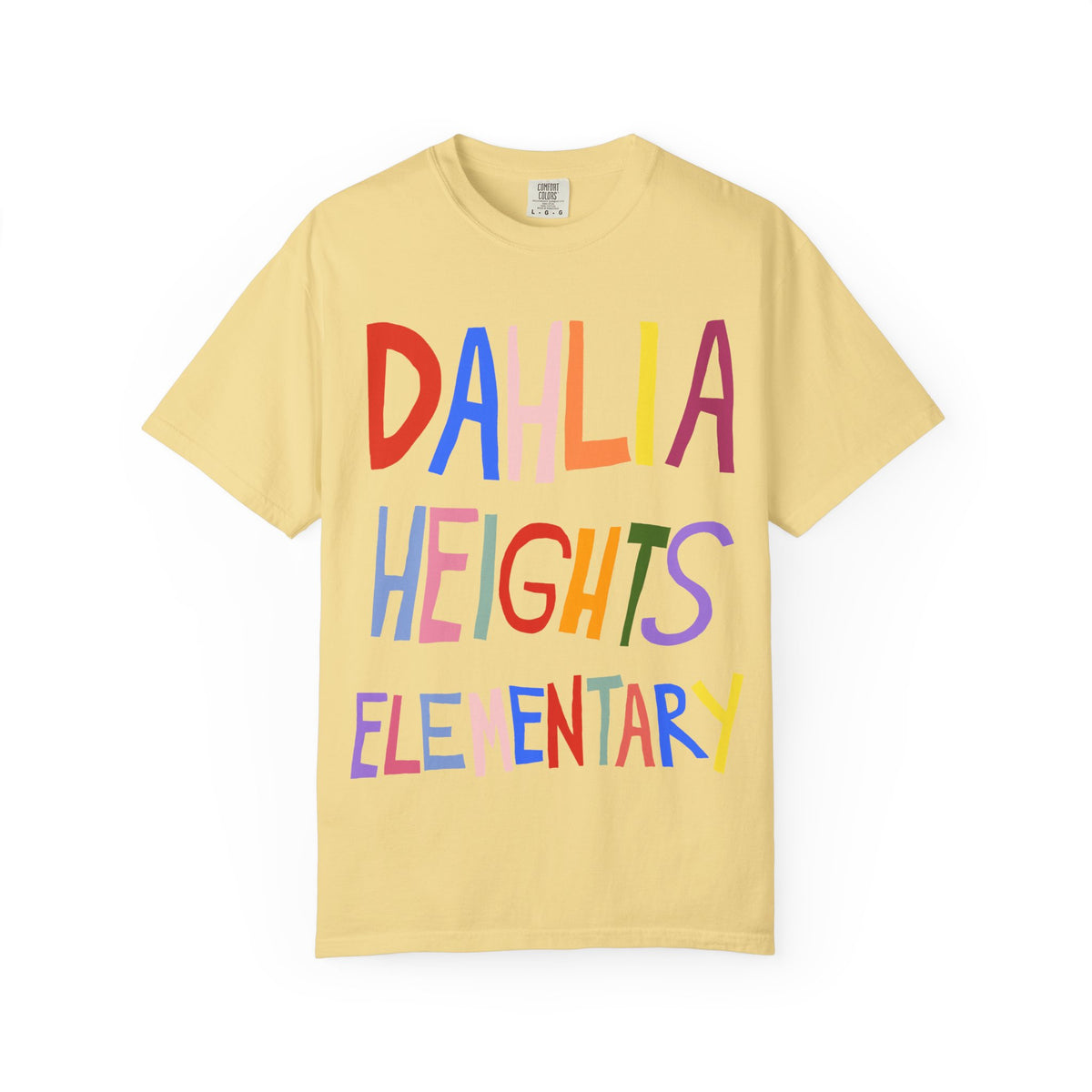 DAHLIA HEIGHTS - UNISEX ADULT GARMENT DYED T-SHIRT (CUSTOMIZABLE)