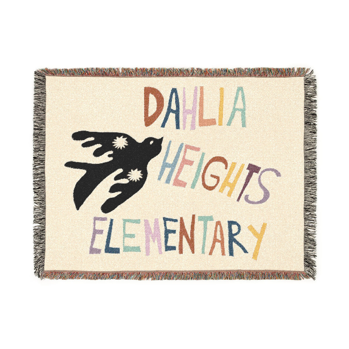 DAHLIA HEIGHTS WOVEN BLANKET (CUSTOMIZABLE)