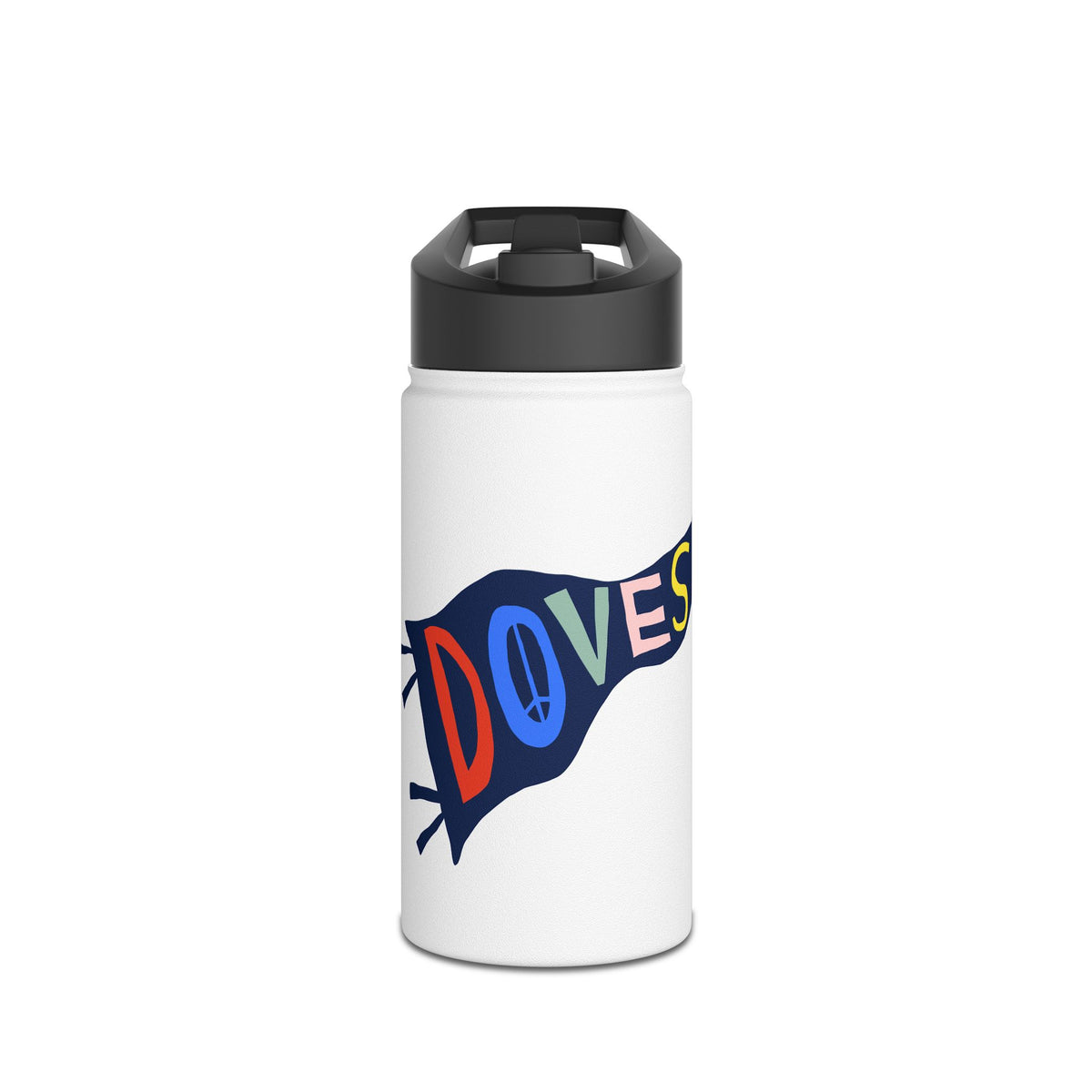 DOVES PENNANT STAINLESS STEEL WATER BOTTLE