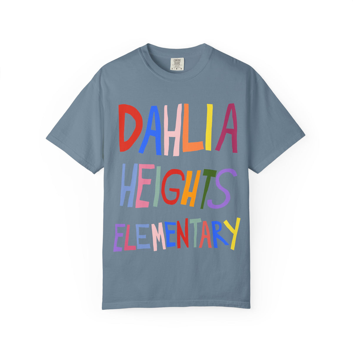 DAHLIA HEIGHTS - UNISEX ADULT GARMENT DYED T-SHIRT (CUSTOMIZABLE)
