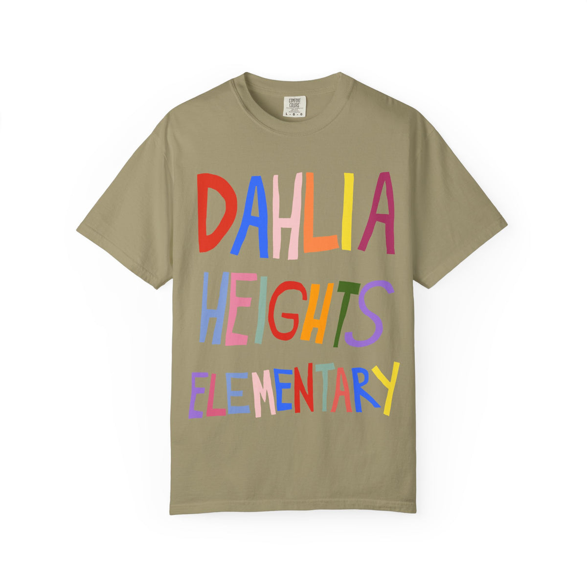 DAHLIA HEIGHTS - UNISEX ADULT GARMENT DYED T-SHIRT (CUSTOMIZABLE)