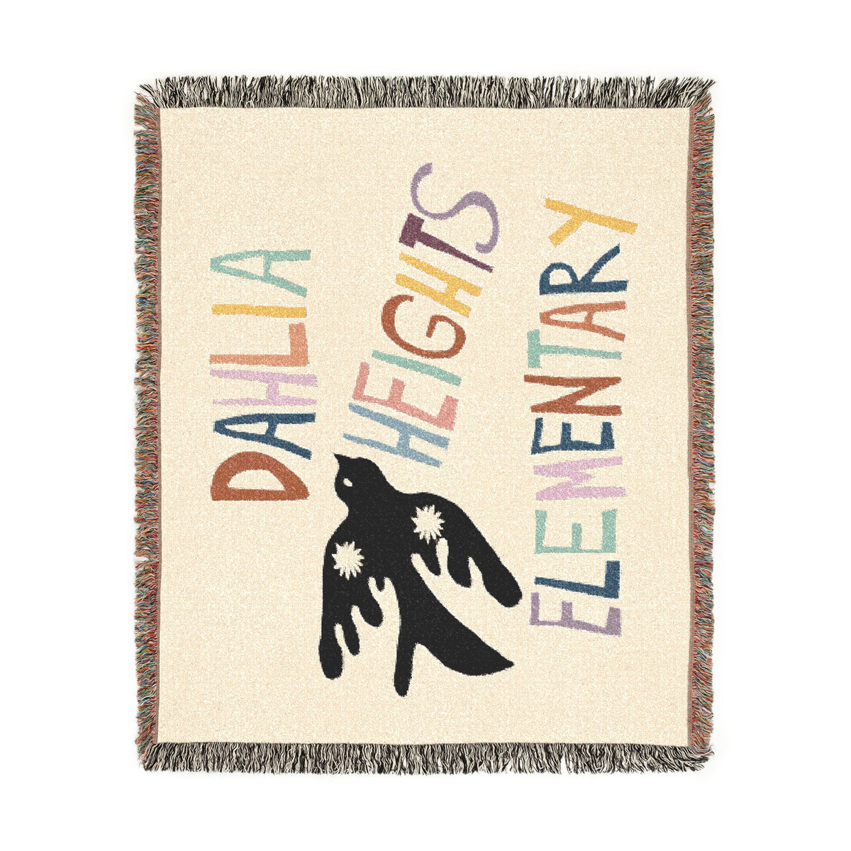 DAHLIA HEIGHTS WOVEN BLANKET (CUSTOMIZABLE)