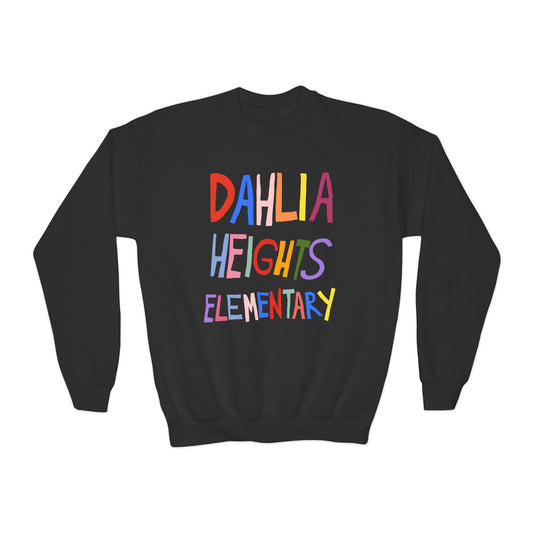DAHLIA HEIGHTS ELEMENTARY YOUTH CREWNECK (CUSTOMIZABLE)