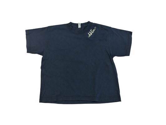 EMBROIDERED DAHLIA TEE
