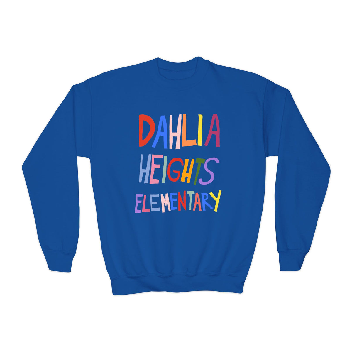 DAHLIA HEIGHTS ELEMENTARY YOUTH CREWNECK (CUSTOMIZABLE)