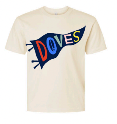 DOVES PENNANT IVORY T-SHIRT