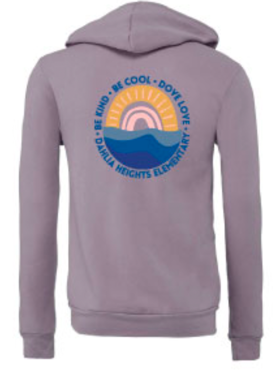 BE KIND BE COOL ZIP HOODIE